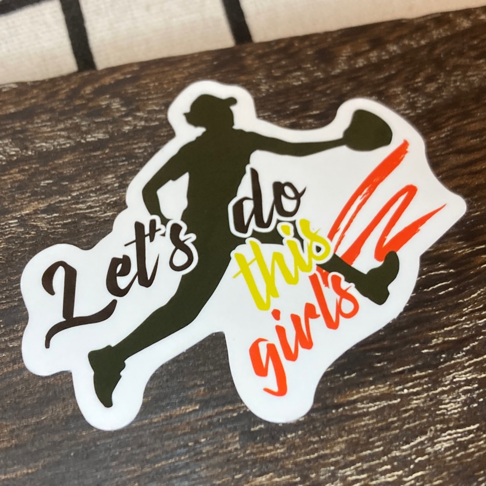 NIP, 🥎 SOFTBALL 6pc Sticker Bundle #2 SPORTS STICKER STICKERS 🥎